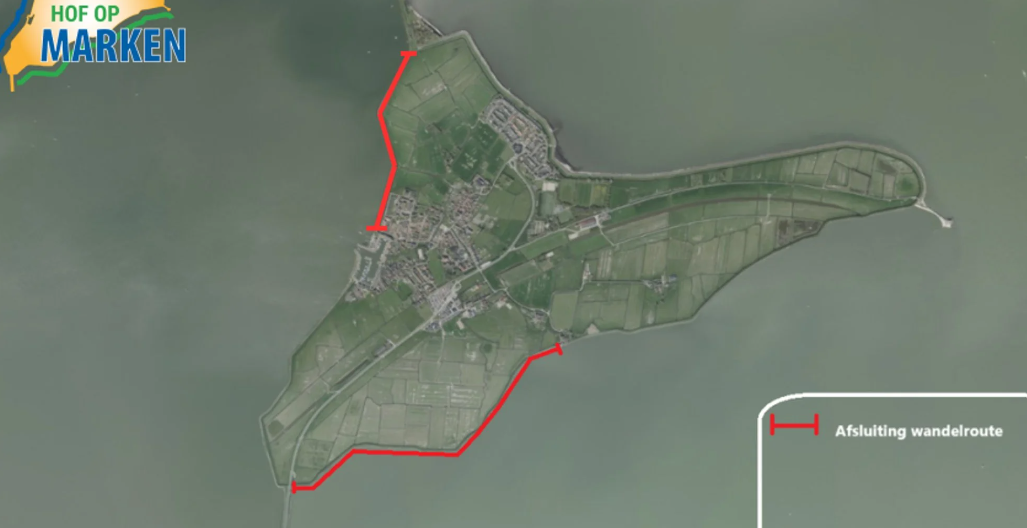 Dijkversterking Marken – Update weekbericht afsluitingen (8 t/m 11 april)